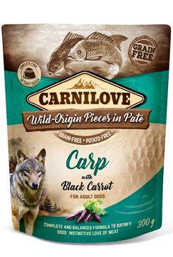 Carnilove Dog Pouch paté carp & black carrot 300g
