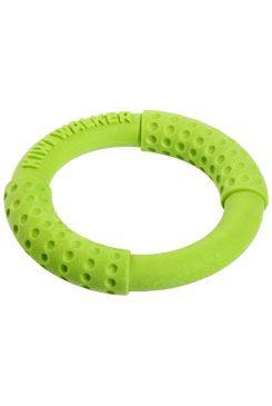 Hračka pes ring maxi plovoucí létající TPR zelený Kiwi