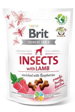 Brit Care Dog Crunchy Cracker Insects Lamb Raspber 200g
