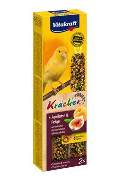 Vitakraft Bird Kräcker kanár meruňka fík tyčinka 2ks