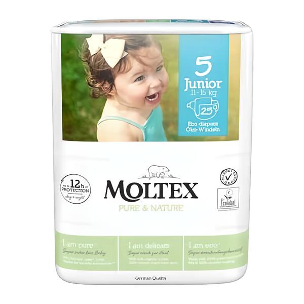 Moltex Pure & Nature Eko Plenky Pure & Nature Junior vel. 5 (11-16 kg)