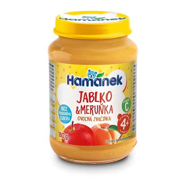 Hamánek Jablko & Meruňka ovocná svačinka neslazená