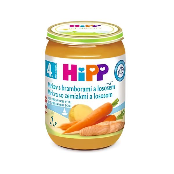 HiPP Karotka s bramborami a lososem