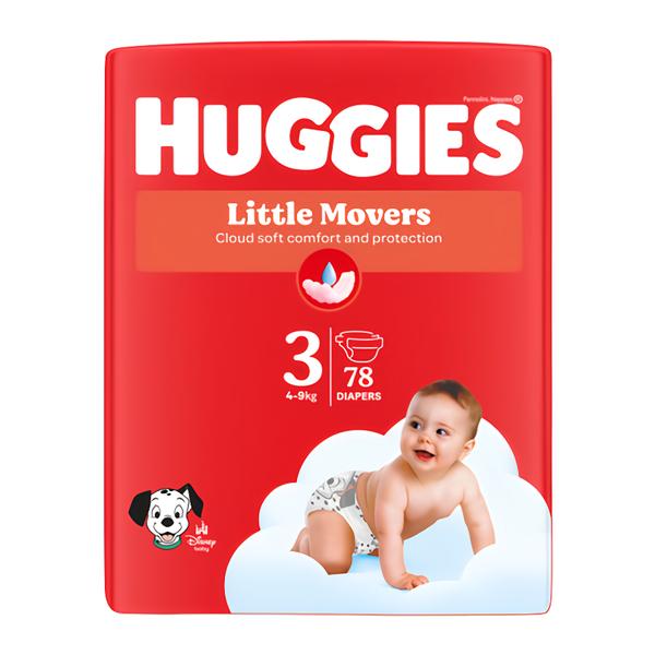 Huggies Little Movers vel. 3 (4-9kg)