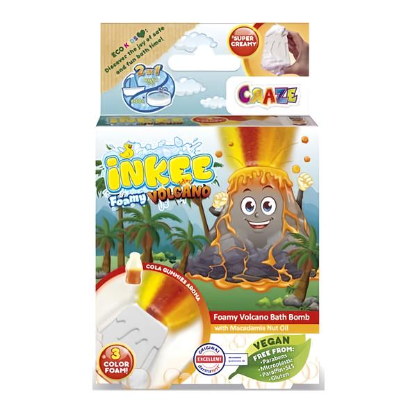 Inkee Šumivá bomba do vany – Pěnový vulkán