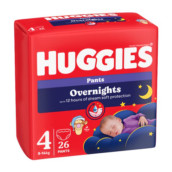 Huggies Overnights Pants noční plenkové kalhotky, vel. 4