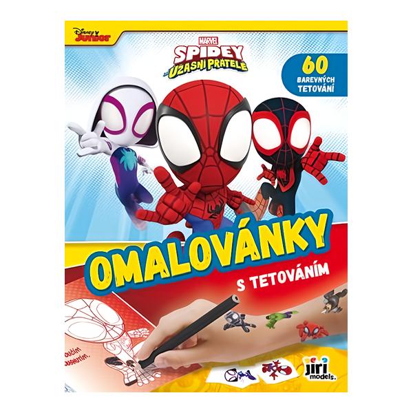 JIRI MODELS Omalovánky s tetováním Spidey