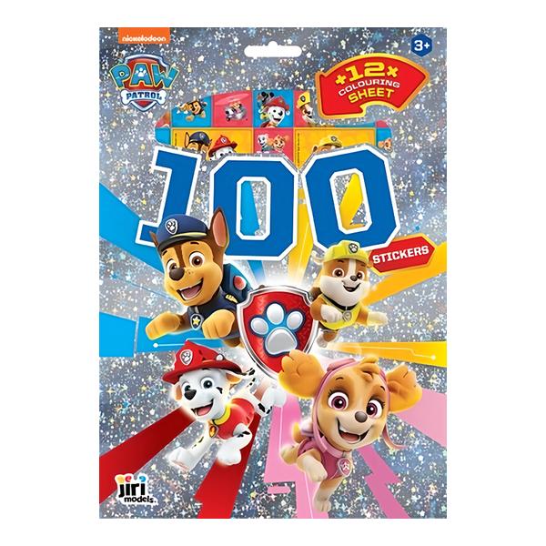 JIRI MODELS 100 samolepek s omalovánkovými listy Tlapková patrola