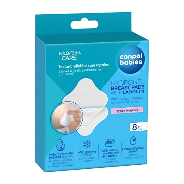 Canpol babies Hydrogelové prsní polštářky s lanolinem