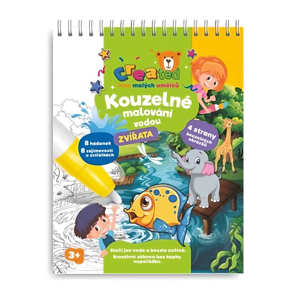 Created Kouzelné malování vodou - zvířátka