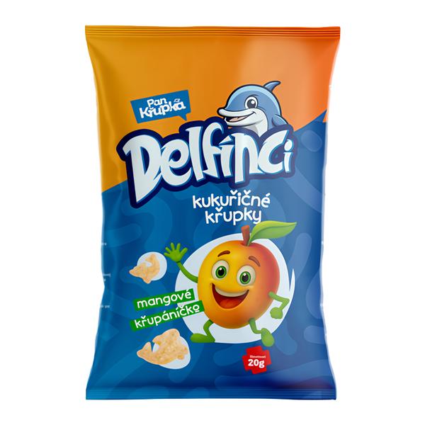 Pan Křupka Delfínci kukuřičný snack mangový