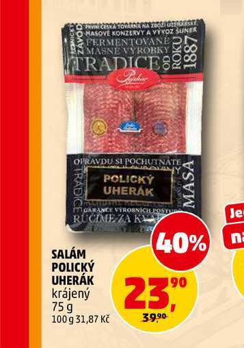 SALÁM POLICKÝ UHERÁK, 75 g