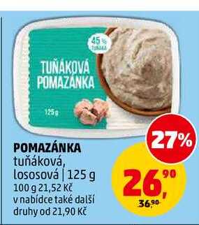 TUŇÁKOVÁ POMAZÁNKA, 125 g