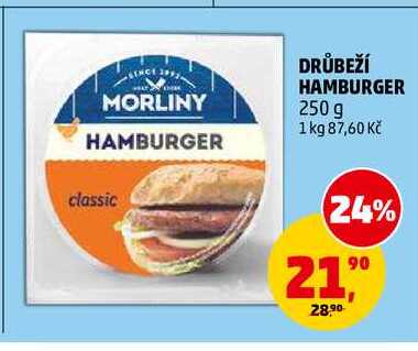 DRŮBEŽÍ HAMBURGER, 250 g