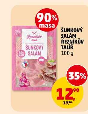ŠUNKOVÝ SALÁM ŘEZNÍKŮV TALÍŘ, 100 g 