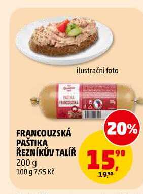 FRANCOUZSKÁ PAŠTIKA ŘEZNÍKŮV TALÍŘ, 200 g