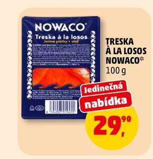 TRESKA À LA LOSOS NOWACO, 100 g
