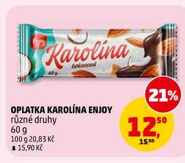 OPLATKA KAROLÍNA ENJOY, 60 g 