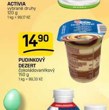 PUDINKOVÝ DEZERT čokoládovanilkový 150 g 