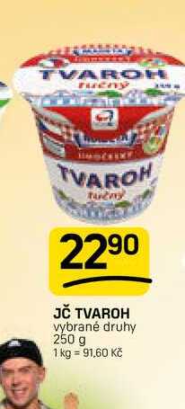 JČ TVAROH vybrané druhy 250 g