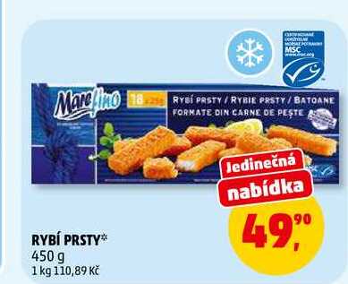 RYBÍ PRSTY, 450 g