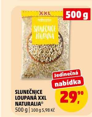 SLUNEČNICE LOUPANÁ XXL NATURALIA, 500 g