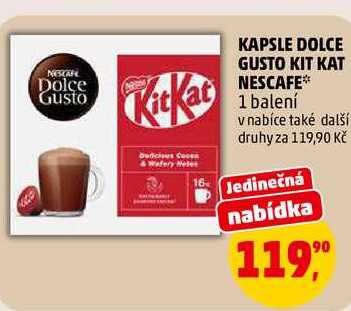 KAPSLE DOLCE GUSTO KIT KAT NESCAFE, 1 balení
