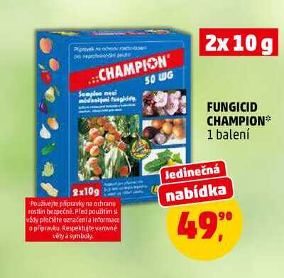 FUNGICID CHAMPION, 2x 10 g