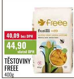 TĚSTOVINY FREEE 400g