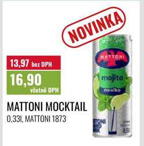 MATTONI MOCKTAIL 0,33l 