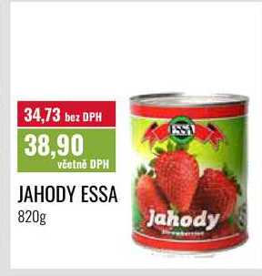JAHODY ESSA 820g 