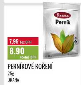 PERNÍKOVÉ KOŘENÍ 25g