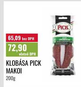 KLOBÁSA PICK ΜΑΚΟΙ 200g