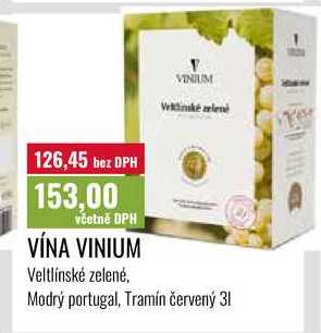 VÍNA VINIUM 3l