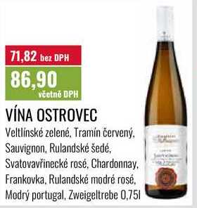 VÍNA OSTROVEC 0,75l
