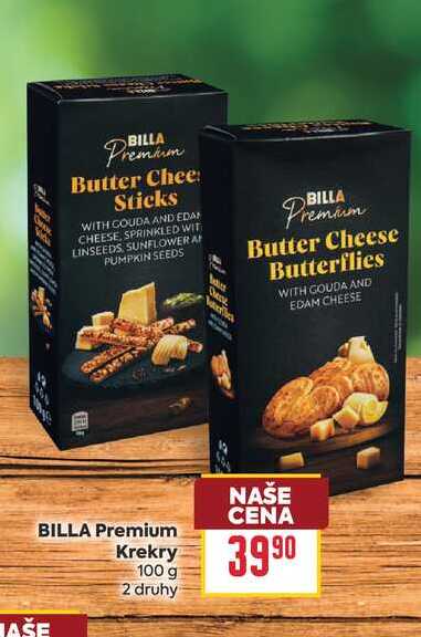 BILLA Premium Krekry 100 g 2 