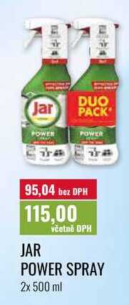 JAR POWER SPRAY 2x 500 ml 
