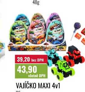 VAJÍČKO MAXI 4v1 25g
