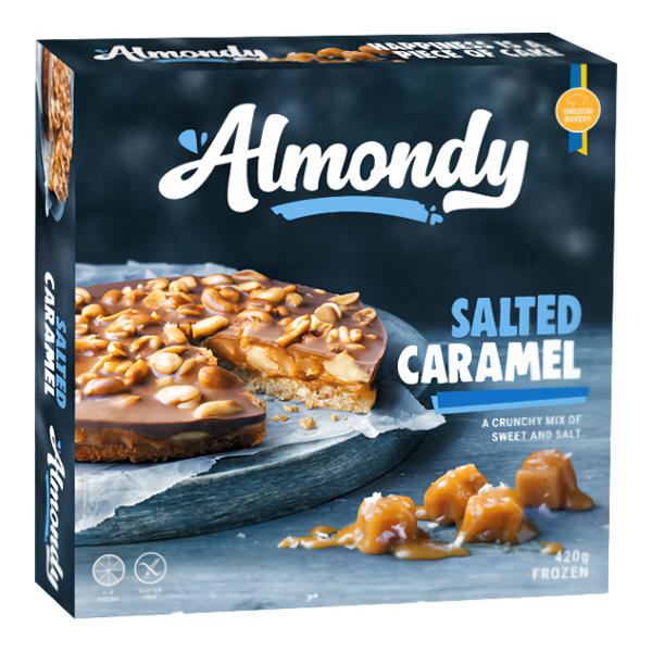 Almondy dort slaný karamel