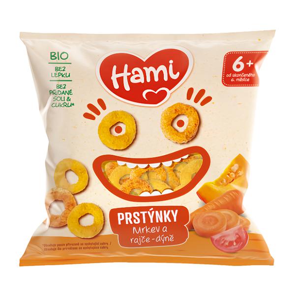 Hami Prstýnky mrkev a rajče-dýně