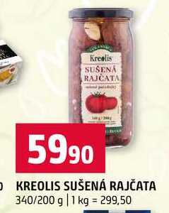 KREOLIS SUŠENÁ RAJČATA 340/200 g 