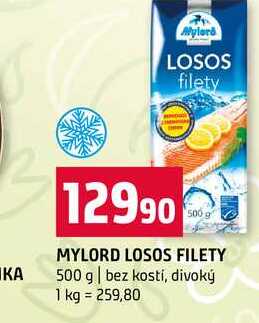 MYLORD LOSOS FILETY 500 g bez kostí, divoký