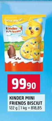 KINDER MINI FRIENDS BISCIUT 122 g 