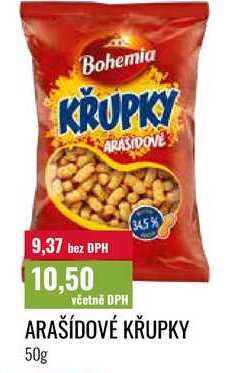 ARAŠÍDOVÉ KŘUPKY 50g 