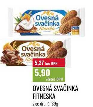 OVESNÁ SVAČINKA FITNESKA 39g 