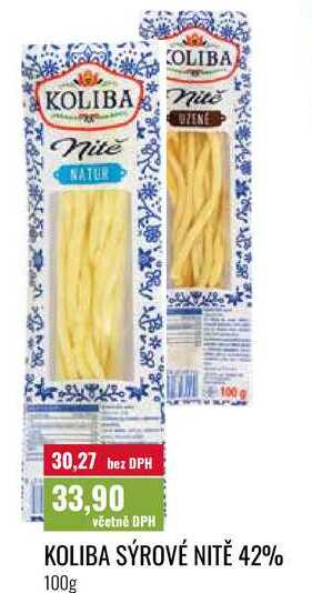 KOLIBA SÝROVÉ NITĚ 42% 100g 