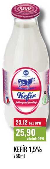 KEFÍR 1,5% 750ml 