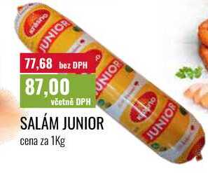 SALÁM JUNIOR cena za 1Kg 