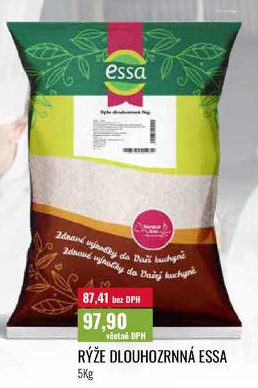 RÝŽE DLOUHOZRNNÁ ESSA 5Kg 