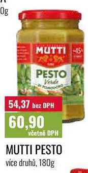 MUTTI PESTO 180g 